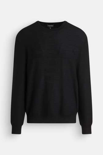 EMPORIO ARMANI Strickpullover schwarz