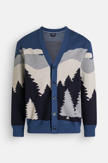 OLYMP Strickjacke mehrfarbig gemustert