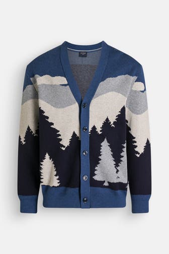 OLYMP Strickjacke mehrfarbig gemustert