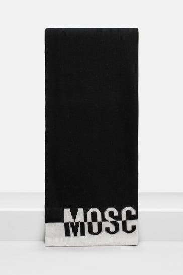 MOSCHINO Wollmix-Schal zweifarbig