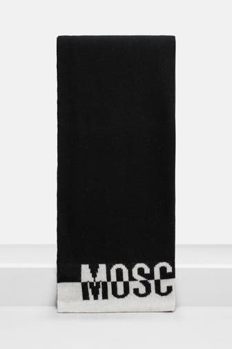 MOSCHINO Wollmix-Schal zweifarbig