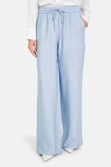 BOSS Stoffhose 'Talisia' hellblau