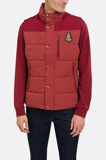 HACKETT Weste rostrot