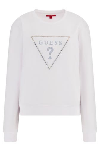 GUESS Sweatshirt weiß