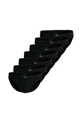 TOM TAILOR 7er-Pack Slips schwarz