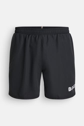 BOSS Badeshorts 'Seal' schwarz