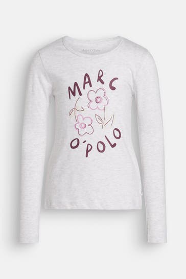 MARC O'POLO Longsleeve hellgrau