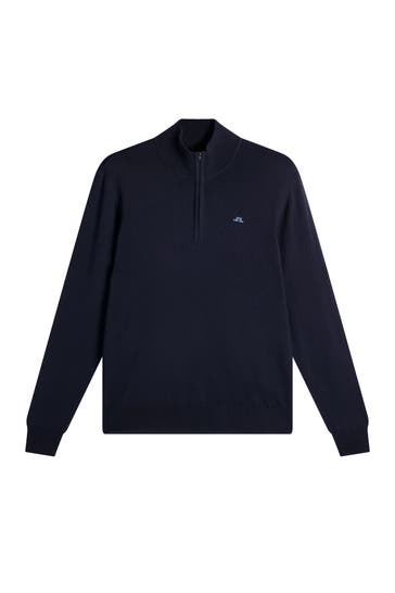 J.LINDEBERG SPORTSWEAR Woll-Troyer 'Kryan' dunkelblau