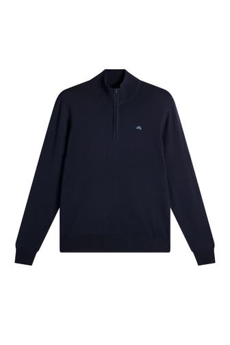 J.LINDEBERG SPORTSWEAR Woll-Troyer 'Kryan' dunkelblau