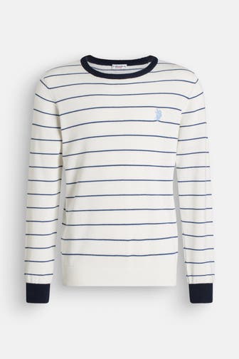 U.S. POLO ASSN. Strickpullover 'Imad' gestreift