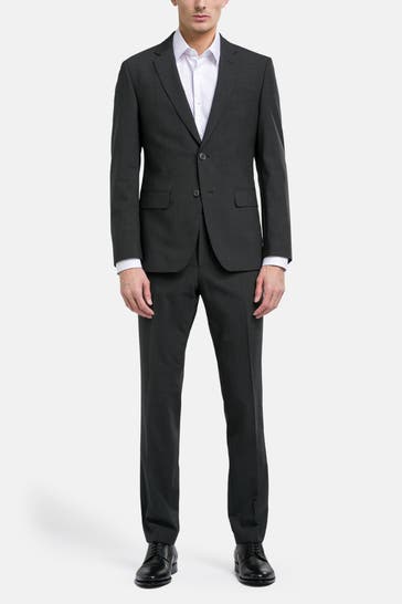 BOSS Anzug 'Huge' dunkelgrau