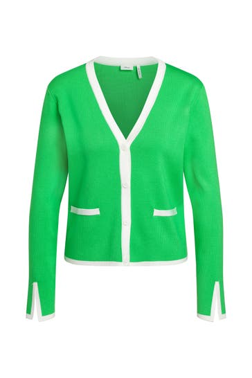 S.OLIVER BLACK LABEL Strickjacke grün