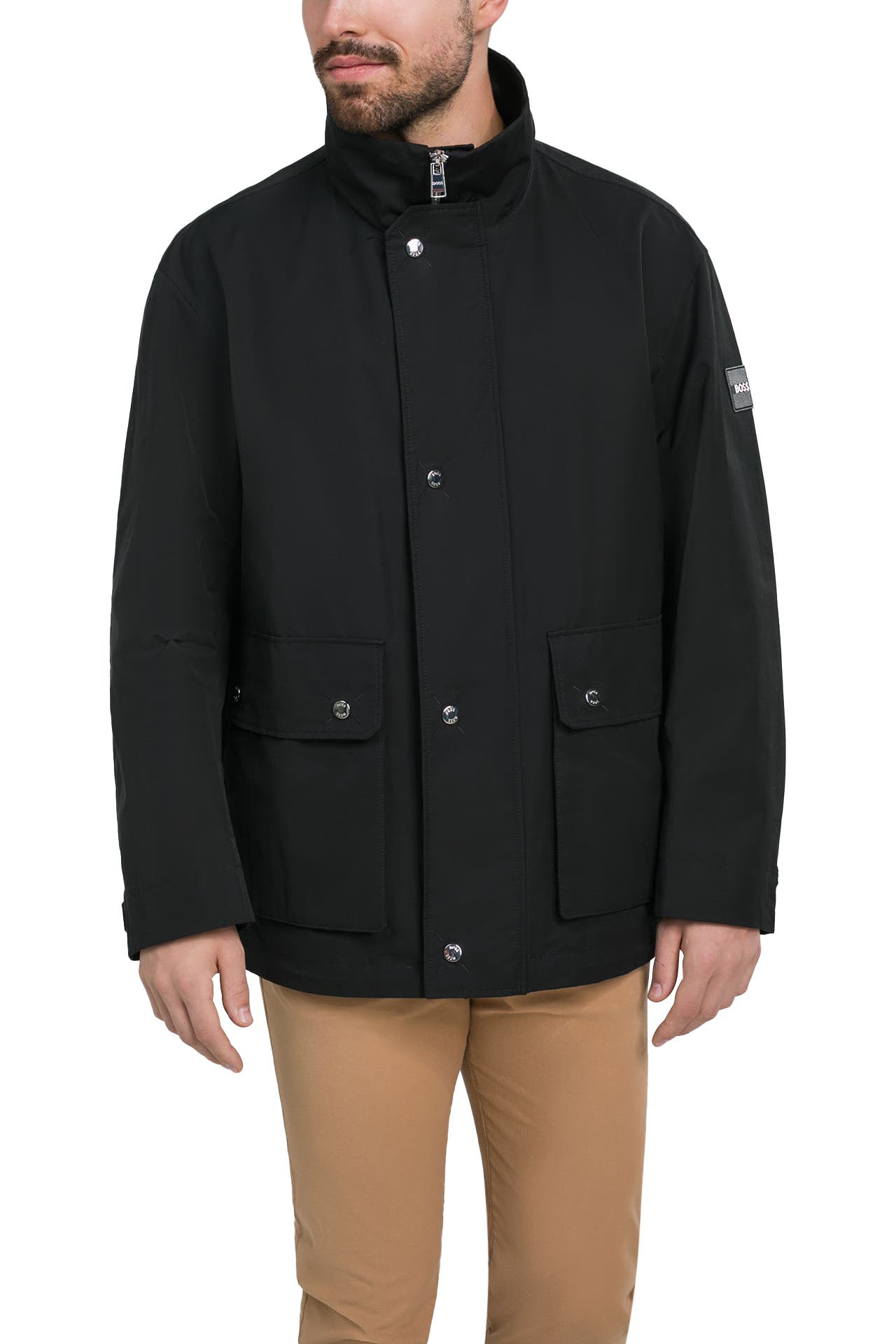 BOSS Übergangsjacke 'Cabato' schwarz » günstig online kaufen