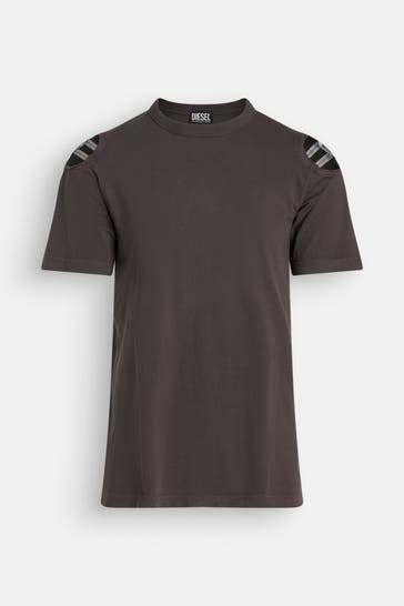 DIESEL T-Shirt dunkelgrau