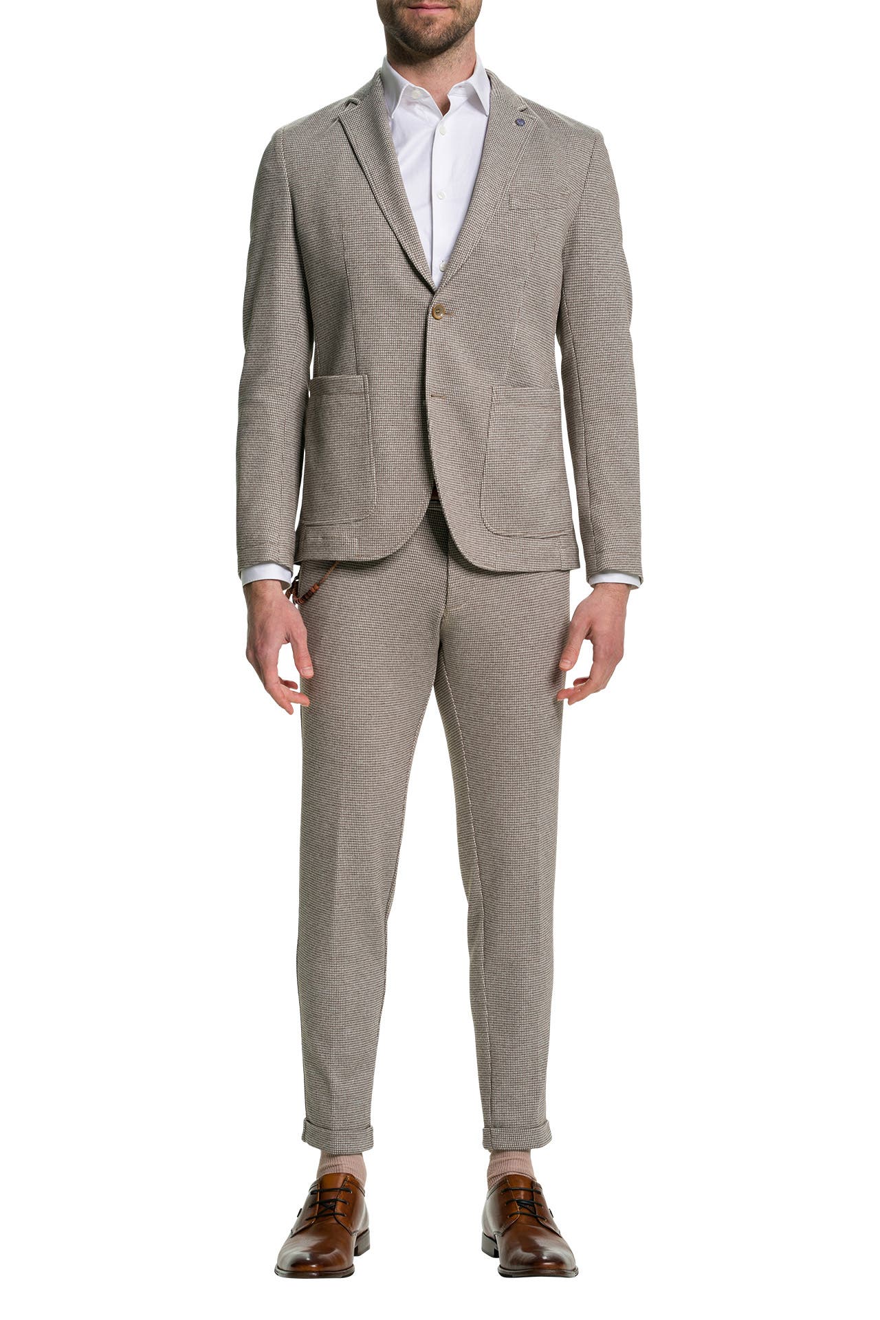 CG - CLUB OF GENTS Anzug 'Carter' beige, Bild 1