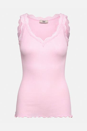 RM BY ROSEMUNDE Spitzentop 'Balta' rosa