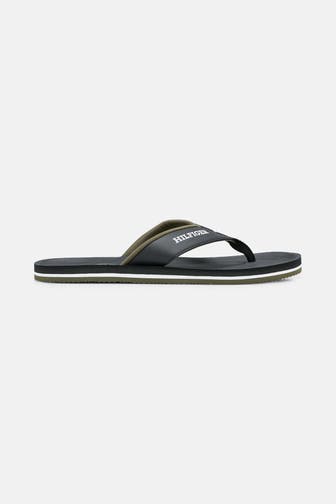 TOMMY HILFIGER Zehentrenner 'Brian' schwarz