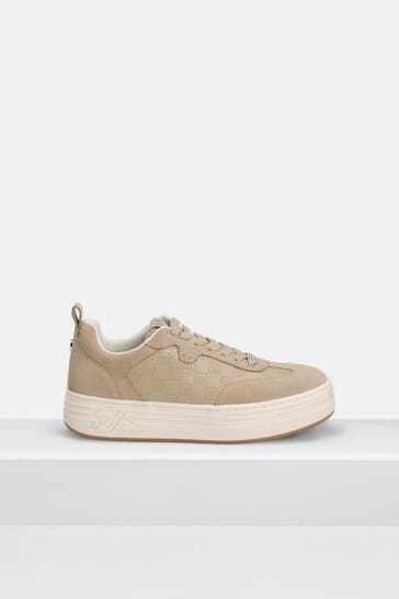 STEVE MADDEN Leder-Sneaker 'Catapult' beige