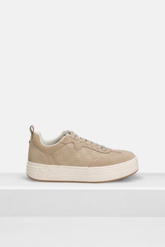 STEVE MADDEN Leder-Sneaker 'Catapult' beige