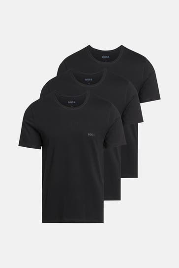 BOSS 3er-Pack T-Shirt 'Experiance' schwarz