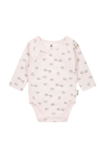 STEIFF Wickelbody rosa gemustert