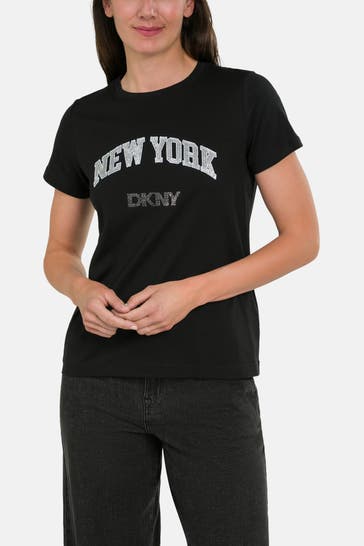 DKNY T-Shirt schwarz