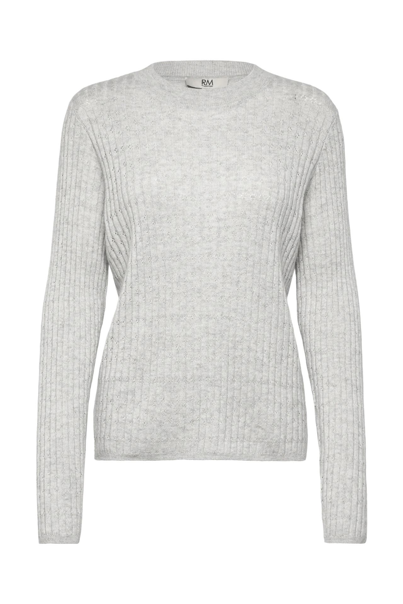 ROSEMUNDE Wollmix-Pullover grau, Bild 1