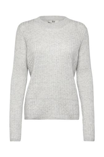 ROSEMUNDE Wollmix-Pullover grau