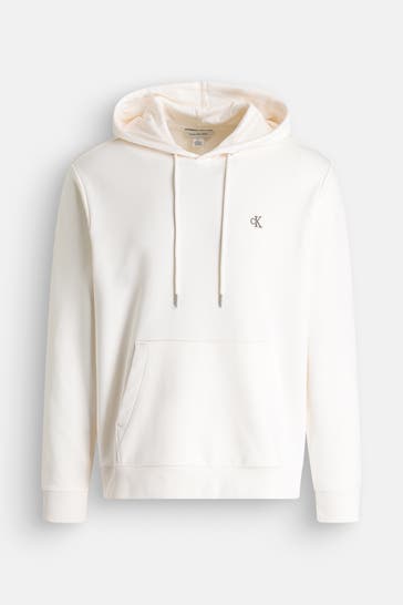 CALVIN KLEIN Hoodie offwhite