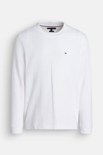 TOMMY HILFIGER Strickpullover weiß