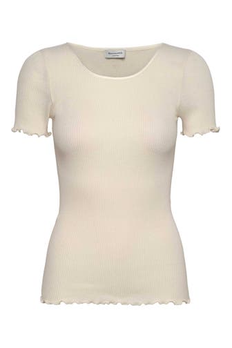 ROSEMUNDE Wollmix-Shirt ecru