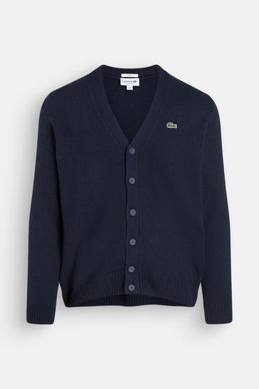 LACOSTE Strickjacke nachtblau