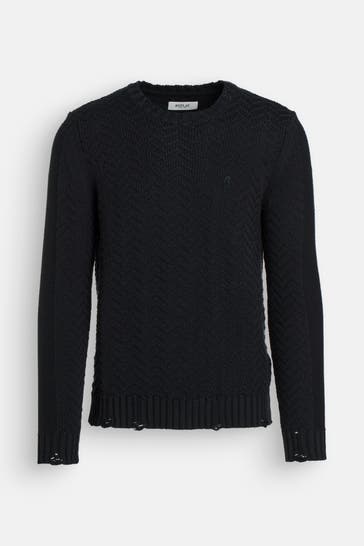 REPLAY Strickpullover schwarz