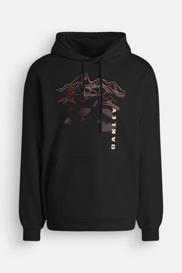 OAKLEY Hoodie 'Mtn Ridge' schwarz
