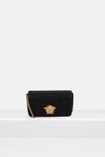 VERSACE Umhängetasche schwarz