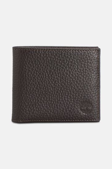 TIMBERLAND Ledergeldbörse 'Edgartown' dunkelbraun