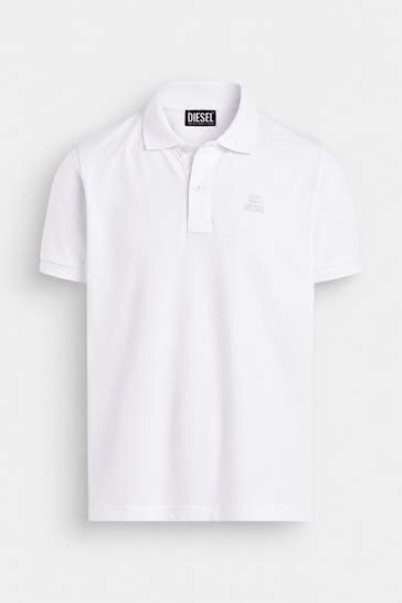 DIESEL Polo-Shirt weiß