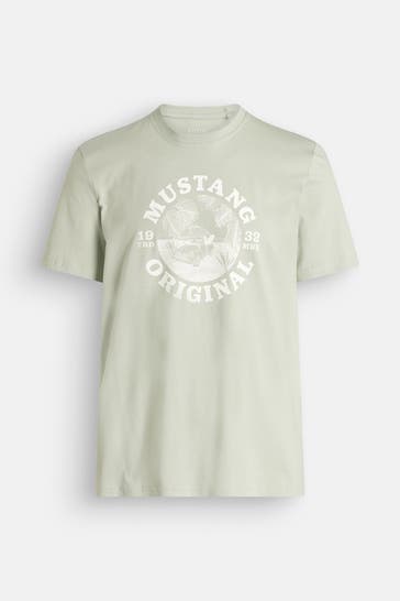 MUSTANG T-Shirt, lime green