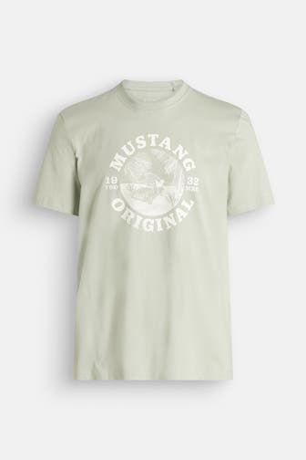 MUSTANG T-Shirt lindgrün