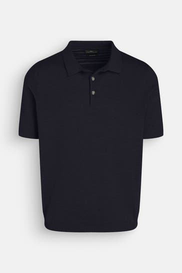 FYNCH-HATTON Strick-Polo navy