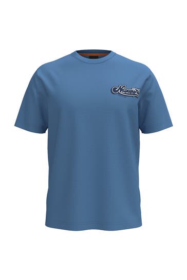 NAPAPIJRI Azure blue T-Shirt