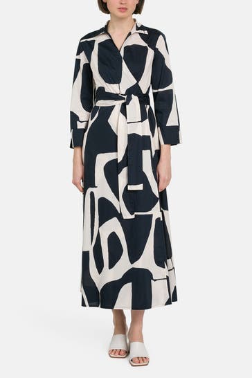 0039 ITALY Blusenkleid 'Havanne' gemustert