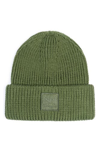 SUPER.NATURAL Strickmütze oliv
