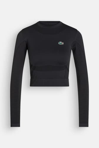 LACOSTE Longsleeve schwarz