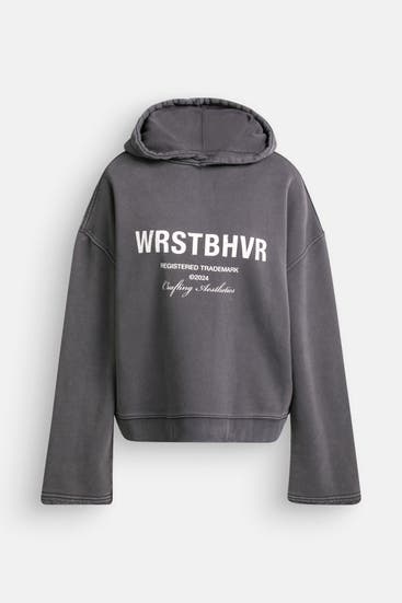 WRSTBHVR - Hoodie 'Meck' dunkelgrau
