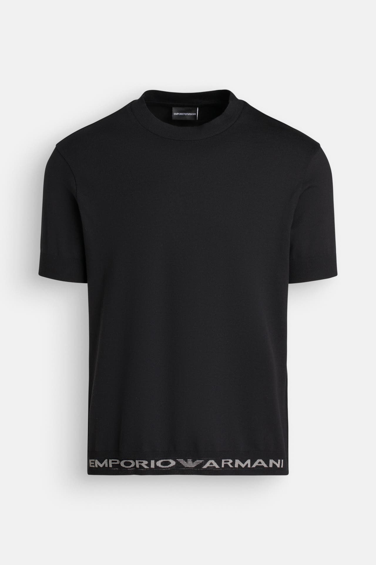 EMPORIO ARMANI Strickshirt schwarz, Bild 1