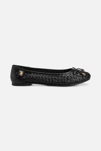 U.S. POLO ASSN. Ballerinas schwarz