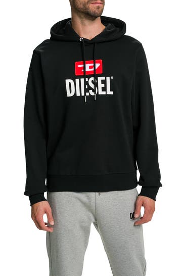 DIESEL Hoodie schwarz