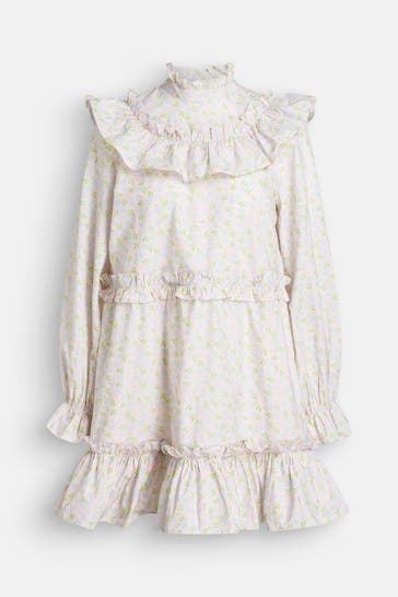 GANNI Kleid floral gemustert