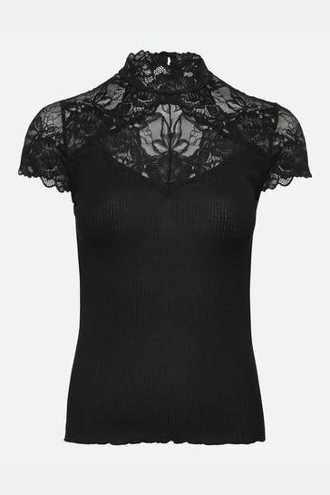 ROSEMUNDE Seidenmix-Shirt 'Beatha' schwarz